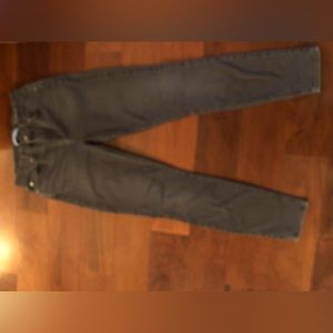Grey high waist ankle skinny Jean